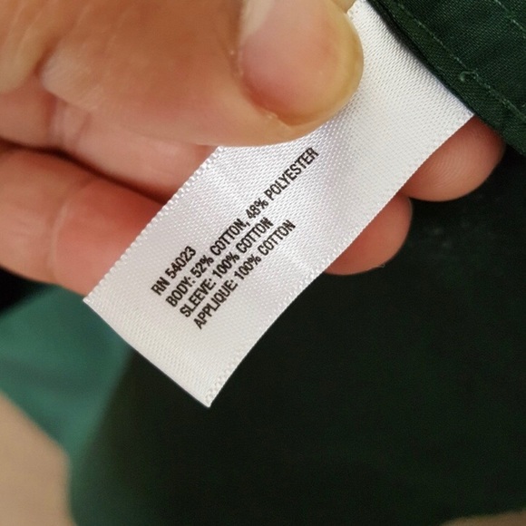 GAP forest green cotton blouse. - Picture 5 of 5